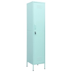 vidaXL Schließfachschrank Minzgrün 35x46x180 cm Stahl 