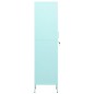 vidaXL Schließfachschrank Minzgrün 35x46x180 cm Stahl vidaXL Schließfachschrank Minzgrün 35x46x180 cm Stahl