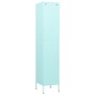vidaXL Schließfachschrank Minzgrün 35x46x180 cm Stahl vidaXL Schließfachschrank Minzgrün 35x46x180 cm Stahl