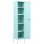 vidaXL Schließfachschrank Minzgrün 35x46x180 cm Stahl vidaXL Schließfachschrank Minzgrün 35x46x180 cm Stahl