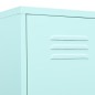 vidaXL Schließfachschrank Minzgrün 35x46x180 cm Stahl vidaXL Schließfachschrank Minzgrün 35x46x180 cm Stahl