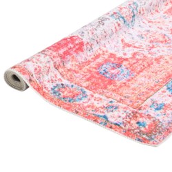 vidaXL Teppich Bedruckt Waschbar Faltbar Bunt 160x230 cm Polyester