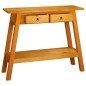 vidaXL Konsolentisch mit Schubladen 90x30x75 cm Massivholz Mahagoni vidaXL Konsolentisch mit Schubladen 90x30x75 cm Massivholz Mahagoni