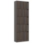 vidaXL Schuhschrank mit 5 Türen Grau Sonoma-Eiche 59x24x167 cm vidaXL Schuhschrank mit 5 Türen Grau Sonoma-Eiche 59x24x167 cm