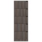 vidaXL Schuhschrank mit 5 Türen Grau Sonoma-Eiche 59x24x167 cm vidaXL Schuhschrank mit 5 Türen Grau Sonoma-Eiche 59x24x167 cm