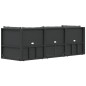 vidaXL 3-tlg. Garten-Lounge-Set mit Kissen Schwarz Poly Rattan vidaXL 3-tlg. Garten-Lounge-Set mit Kissen Schwarz Poly Rattan