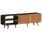 vidaXL TV-Schrank 140x30x45 cm Rohes Mangoholz und Massivholz Akazie vidaXL TV-Schrank 140x30x45 cm Rohes Mangoholz und Massivholz Akazie