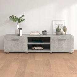 vidaXL TV-Schrank Betongrau 140x40x35 cm Holzwerkstoff