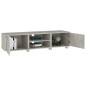 vidaXL TV-Schrank Betongrau 140x40x35 cm Holzwerkstoff vidaXL TV-Schrank Betongrau 140x40x35 cm Holzwerkstoff