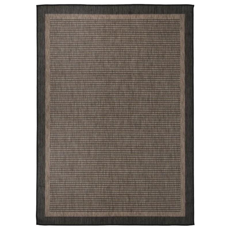 vidaXL Outdoor-Teppich Flachgewebe 120x170 cm Dunkelbraun vidaXL Outdoor-Teppich Flachgewebe 120x170 cm Dunkelbraun