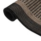 vidaXL Outdoor-Teppich Flachgewebe 120x170 cm Dunkelbraun vidaXL Outdoor-Teppich Flachgewebe 120x170 cm Dunkelbraun