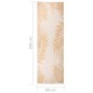 vidaXL Outdoor-Teppich Flachgewebe 80x250 cm Blattmuster vidaXL Outdoor-Teppich Flachgewebe 80x250 cm Blattmuster