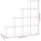 vidaXL Treppenregal Betongrau 142 cm Holzwerkstoff vidaXL Treppenregal Betongrau 142 cm Holzwerkstoff