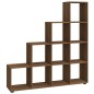 vidaXL Treppenregal Braun Eichen-Optik 142 cm Holzwerkstoff vidaXL Treppenregal Braun Eichen-Optik 142 cm Holzwerkstoff