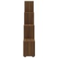 vidaXL Treppenregal Braun Eichen-Optik 142 cm Holzwerkstoff vidaXL Treppenregal Braun Eichen-Optik 142 cm Holzwerkstoff