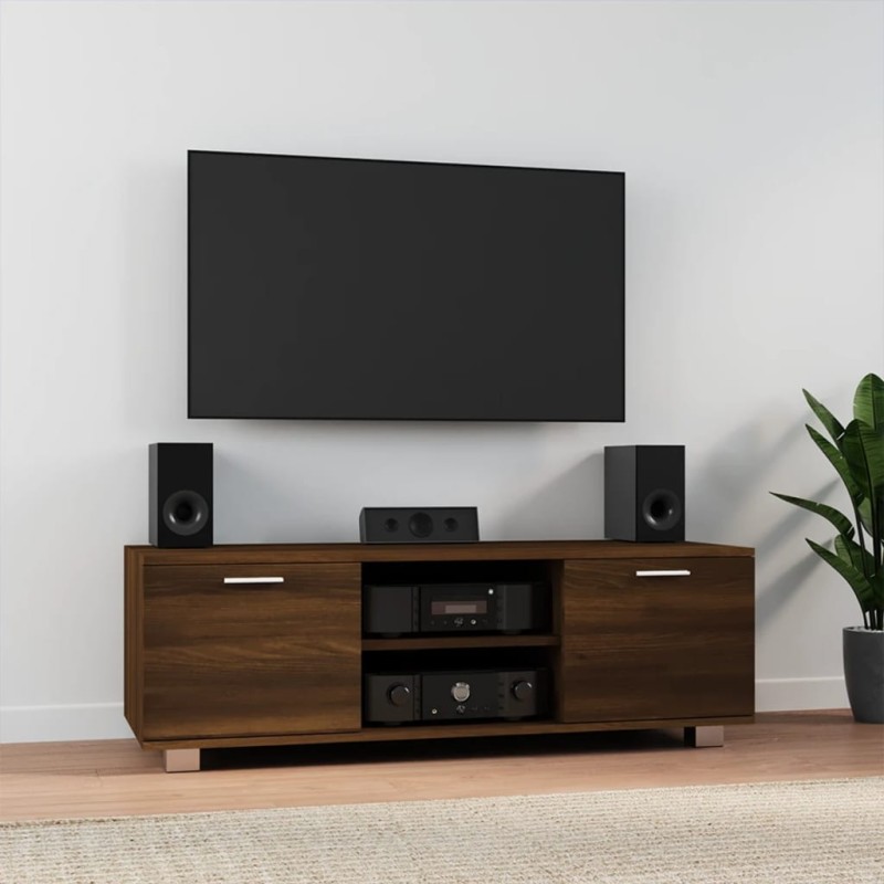 vidaXL TV-Schrank Braun Eichen-Optik 120x40,5x35 cm Holzwerkstoff vidaXL TV-Schrank Braun Eichen-Optik 120x40,5x35 cm Holzwerkstoff
