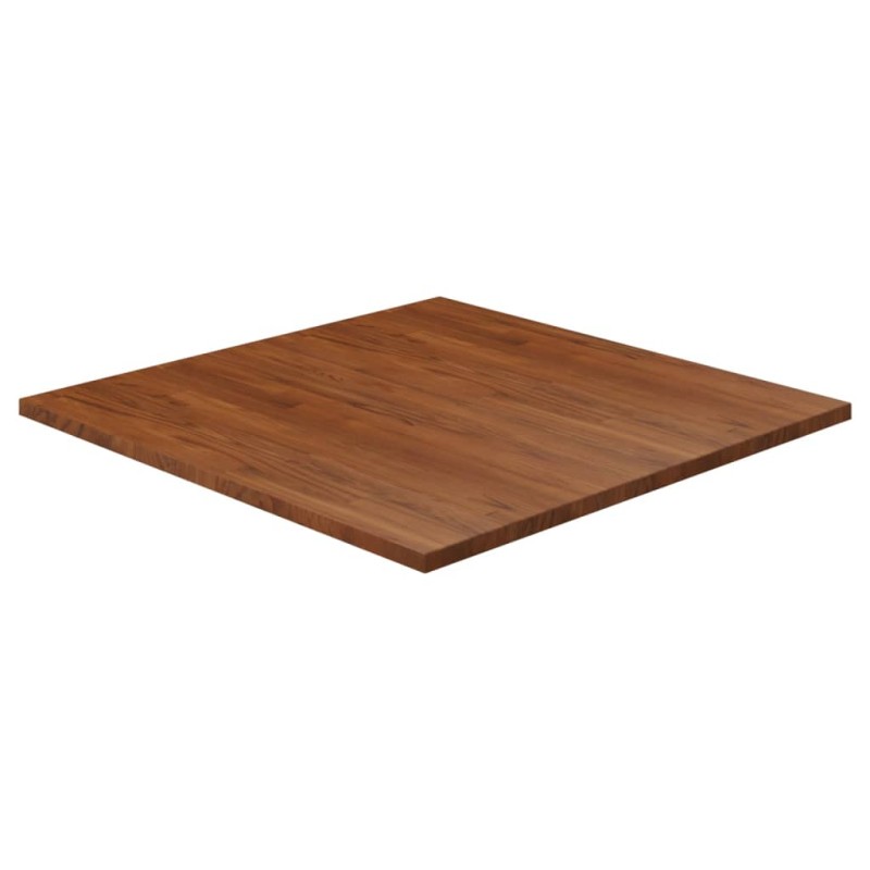 vidaXL Tischplatte Quadratisch Dunkelbraun 90x90x2,5cm Eiche Behandelt vidaXL Tischplatte Quadratisch Dunkelbraun 90x90x2,5cm Eiche Behandelt
