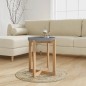 vidaXL Couchtisch Grau 41x41x48,5 cm Holzwerkstoff & Massivholz Kiefer vidaXL Couchtisch Grau 41x41x48,5 cm Holzwerkstoff & Massivholz Kiefer