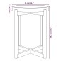 vidaXL Couchtisch Grau 41x41x48,5 cm Holzwerkstoff & Massivholz Kiefer vidaXL Couchtisch Grau 41x41x48,5 cm Holzwerkstoff & Massivholz Kiefer