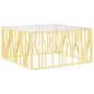 vidaXL Couchtisch 100x100x50 cm Edelstahl und Glas vidaXL Couchtisch 100x100x50 cm Edelstahl und Glas