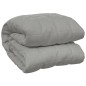 vidaXL Gewichtsdecke Grau 235x290 cm 15 kg Stoff vidaXL Gewichtsdecke Grau 235x290 cm 15 kg Stoff