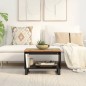 vidaXL Couchtisch 60x50x40 cm Altholz Massiv vidaXL Couchtisch 60x50x40 cm Altholz Massiv