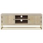 vidaXL TV-Schrank 110x30x40 cm Gebleichtes Massivholz Mango vidaXL TV-Schrank 110x30x40 cm Gebleichtes Massivholz Mango