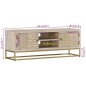 vidaXL TV-Schrank 110x30x40 cm Gebleichtes Massivholz Mango vidaXL TV-Schrank 110x30x40 cm Gebleichtes Massivholz Mango