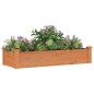 vidaXL Hochbeet mit Einsatz Braun 120x45x25 cm Massivholz Tanne vidaXL Hochbeet mit Einsatz Braun 120x45x25 cm Massivholz Tanne