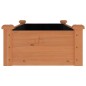 vidaXL Hochbeet mit Einsatz Braun 120x45x25 cm Massivholz Tanne vidaXL Hochbeet mit Einsatz Braun 120x45x25 cm Massivholz Tanne
