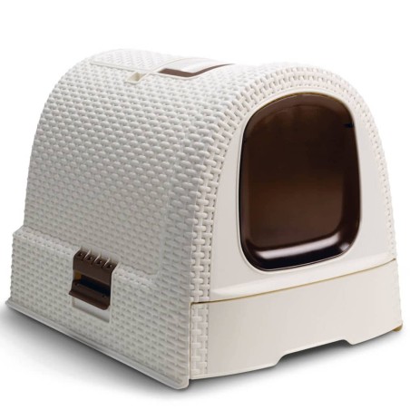 Curver Katzentoilette 51x38,5x39,5 cm Weiß 400462