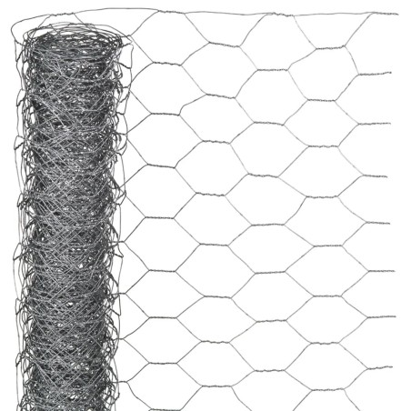Nature Sechseckgeflecht 1x10 m 25 mm Verzinkter Stahl   