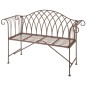 Esschert Design Gartenbank aus Metall im Altenglischen Stil MF009 Esschert Design Gartenbank aus Metall im Altenglischen Stil MF009