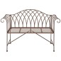 Esschert Design Gartenbank aus Metall im Altenglischen Stil MF009 Esschert Design Gartenbank aus Metall im Altenglischen Stil MF009