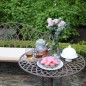 Esschert Design Gartenbank aus Metall im Altenglischen Stil MF009 Esschert Design Gartenbank aus Metall im Altenglischen Stil MF009