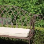 Esschert Design Gartenbank aus Metall im Altenglischen Stil MF009 Esschert Design Gartenbank aus Metall im Altenglischen Stil MF009