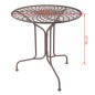 Esschert Design Gartentisch aus Metall im Altenglischen Stil MF007 Esschert Design Gartentisch aus Metall im Altenglischen Stil MF007