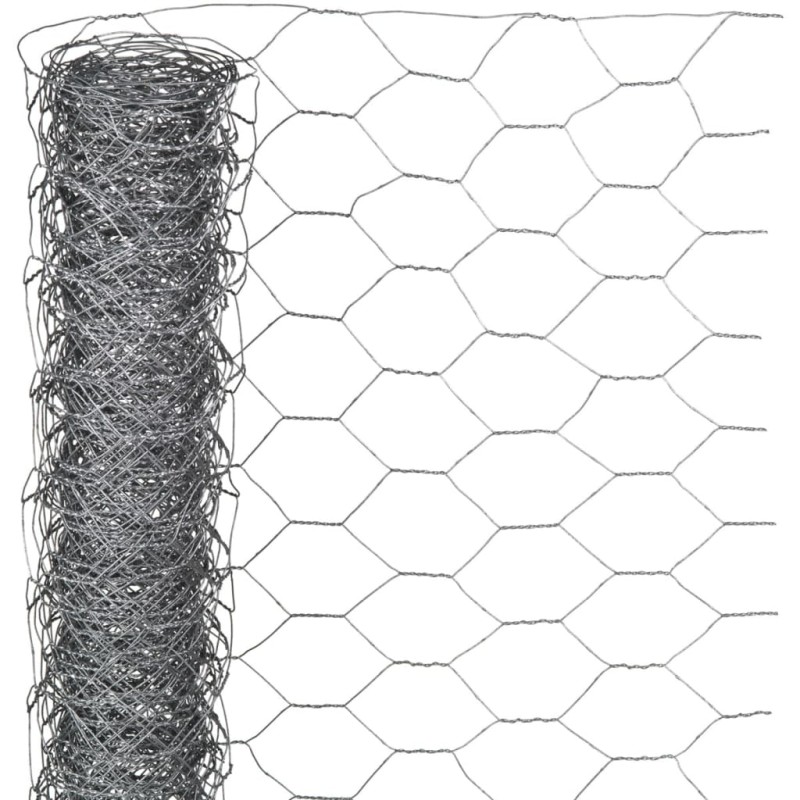 Nature Sechseckgeflecht 0,5x2,5 m 25 mm Verzinkter Stahl Nature Sechseckgeflecht 0,5x2,5 m 25 mm Verzinkter Stahl