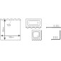 RIDDER Duschvorhang Brilliant 180x200 cm RIDDER Duschvorhang Brilliant 180x200 cm