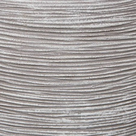 Capi Blumentopf Nature Rib Quadratisch 30 x 30 cm Elfenbein KOFI902 