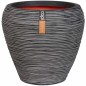 Capi Blumentopf Nature Rib Kegel 42 x 38 cm Anthrazit KOFZ362 Capi Blumentopf Nature Rib Kegel 42 x 38 cm Anthrazit KOFZ362