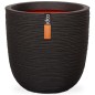 Capi Blumentopf Nature Rib Rund 54x52 cm Schwarz KBLR935 Capi Blumentopf Nature Rib Rund 54x52 cm Schwarz KBLR935
