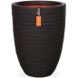 Capi Blumentopf Nature Row Elegant Niedrig 36x47 cm Schwarz KBLRO782 Capi Blumentopf Nature Row Elegant Niedrig 36x47 cm Schwarz KBLRO782