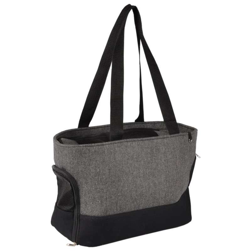 FLAMINGO Haustier-Tragetasche Cilou 4 Grau 47 x 21 x 30 cm FLAMINGO Haustier-Tragetasche Cilou 4 Grau 47 x 21 x 30 cm
