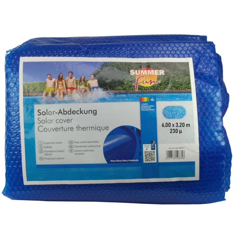 Summer Fun Sommer Poolabdeckung Solar Oval 600x320 cm PE Blau Summer Fun Sommer Poolabdeckung Solar Oval 600x320 cm PE Blau
