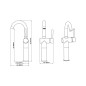 SCHÜTTE Hohe Mischbatterie CORNWALL 168 mm Chrom SCHÜTTE Hohe Mischbatterie CORNWALL 168 mm Chrom