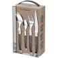 Lou Laguiole 24-tlg. Besteck-Set Tradition Pfeffer Lou Laguiole 24-tlg. Besteck-Set Tradition Pfeffer