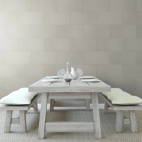 Grosfillex Wandfliesen Gx Wall+ 11 Stk. Stein-Optik 30x60 cm Hellgrau