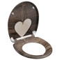 SCHÜTTE Toilettensitz mit Absenkautomatik WOOD HEART Duroplast SCHÜTTE Toilettensitz mit Absenkautomatik WOOD HEART Duroplast