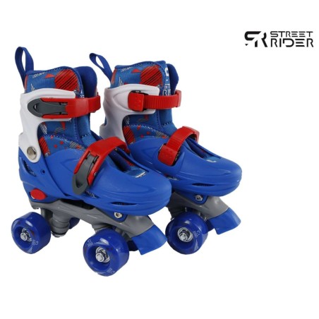 Street Rider Rollschuhe Verstellbar 31-34 Blau